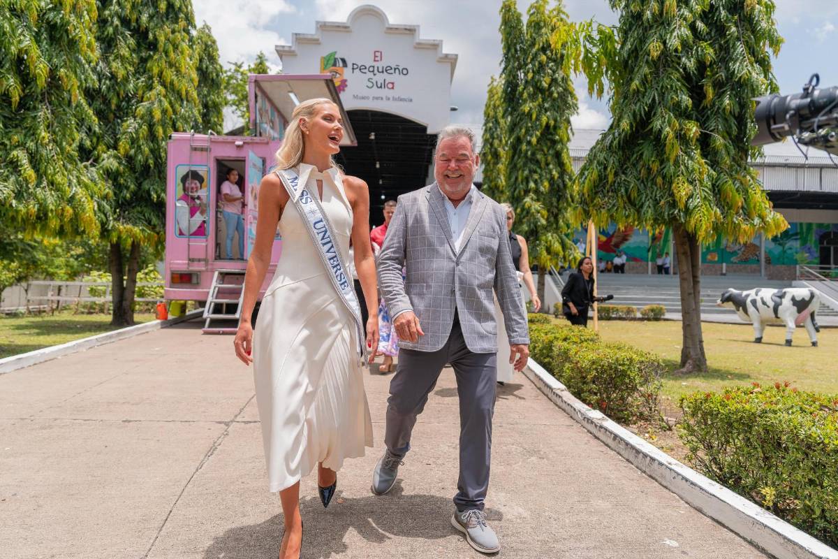 Así estuvo la visita de Miss Universo 2024 al museo El Pequeño Sula