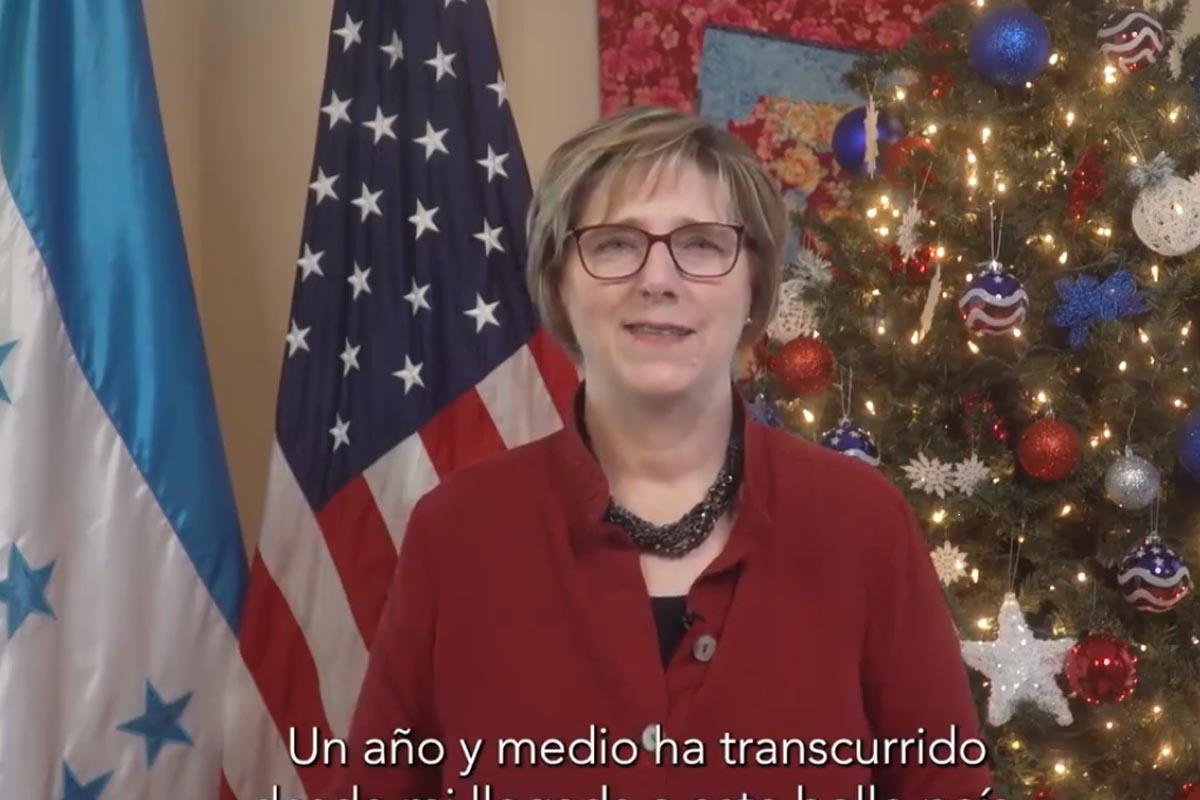 Laura Dogu envía mensaje de Navidad a hondureños