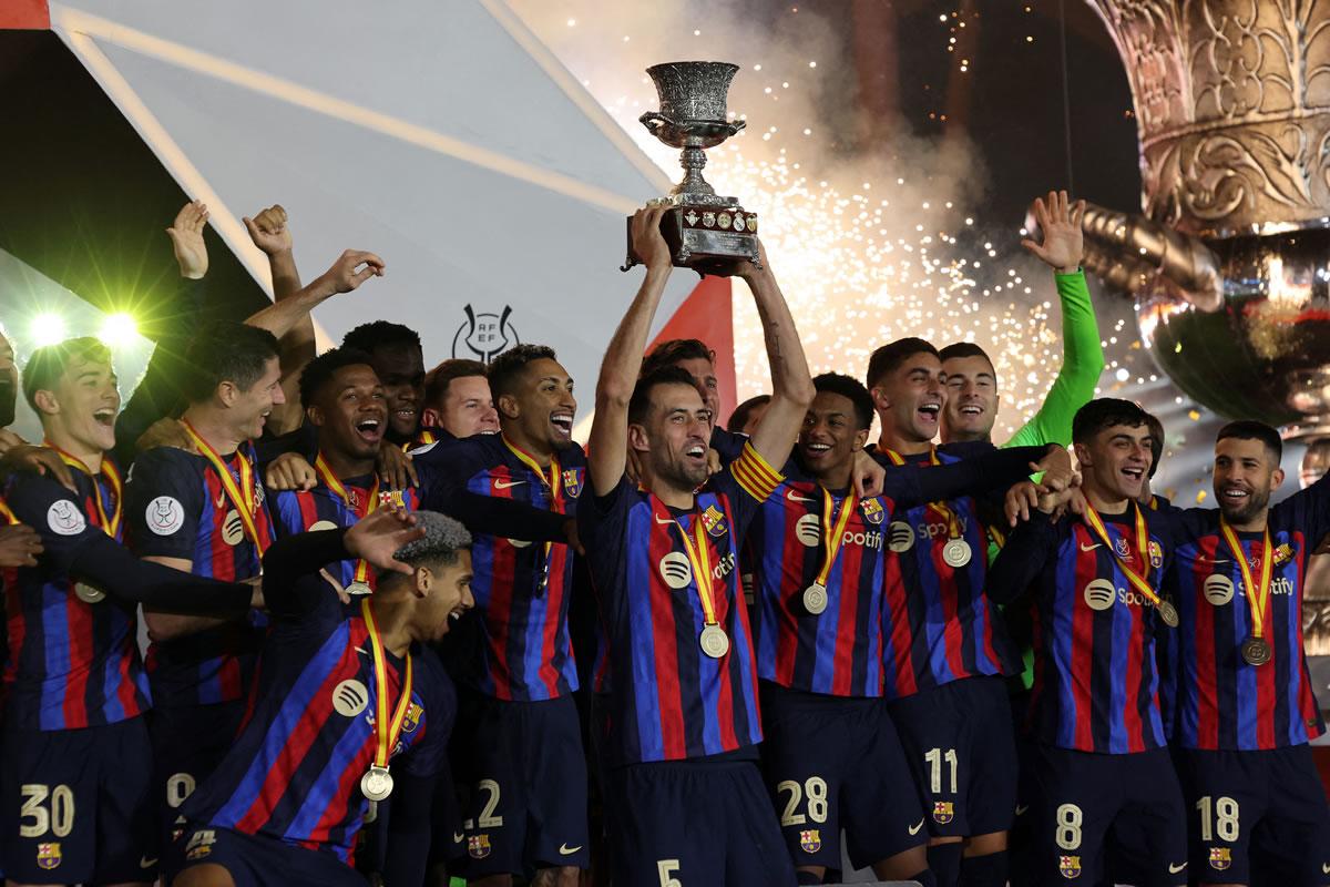 El Barcelona ganó su primer título con Xavi Hernández de entrenador.