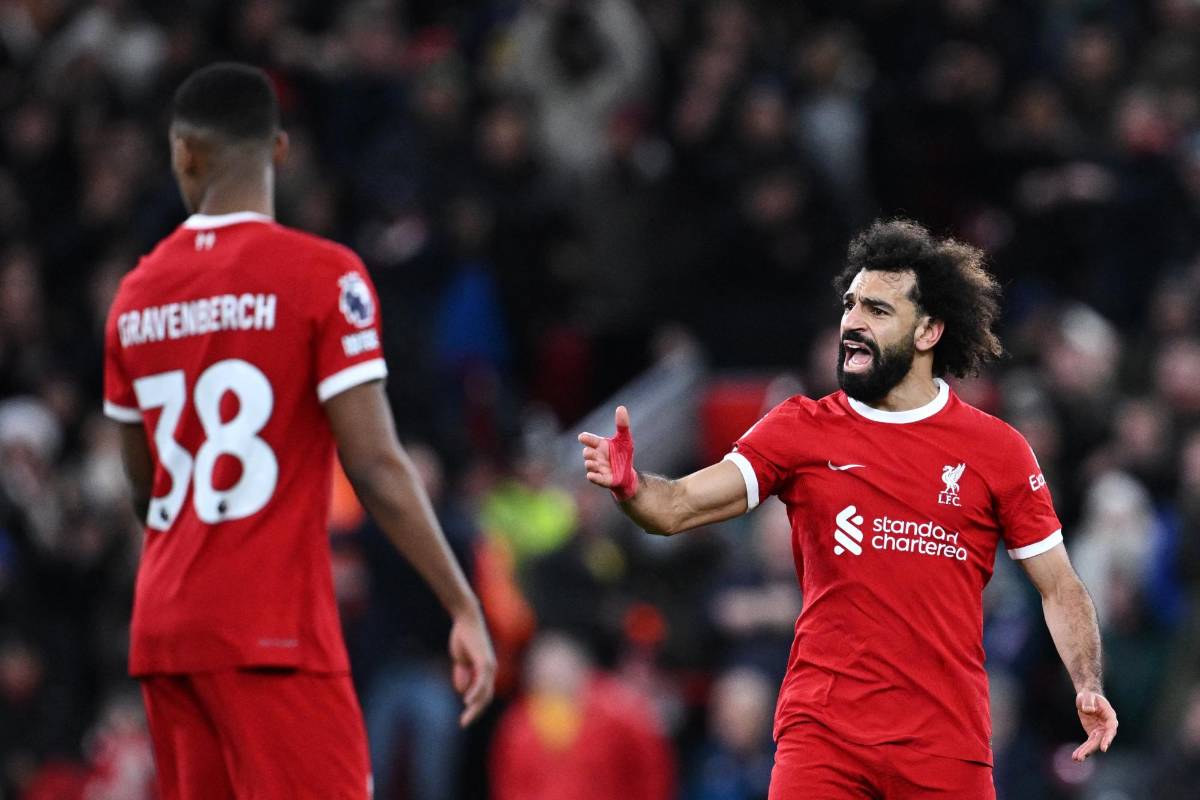Mohammed Salah fue el anotador del gol para el Liverpool ante el Arsenal.