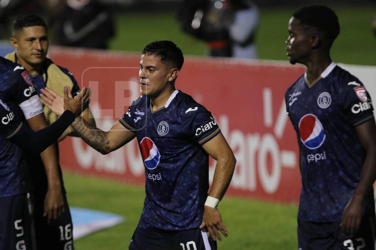 Mauro Ortiz le dio la victoria al Motagua con su gol a los 89 minutos.