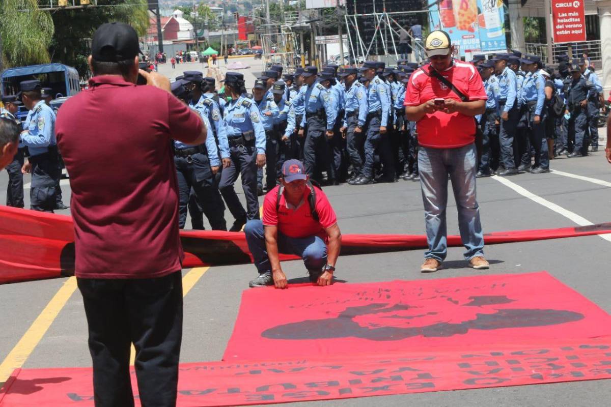 Xiomara Castro convocó a la militancia de Libre a la movilización.