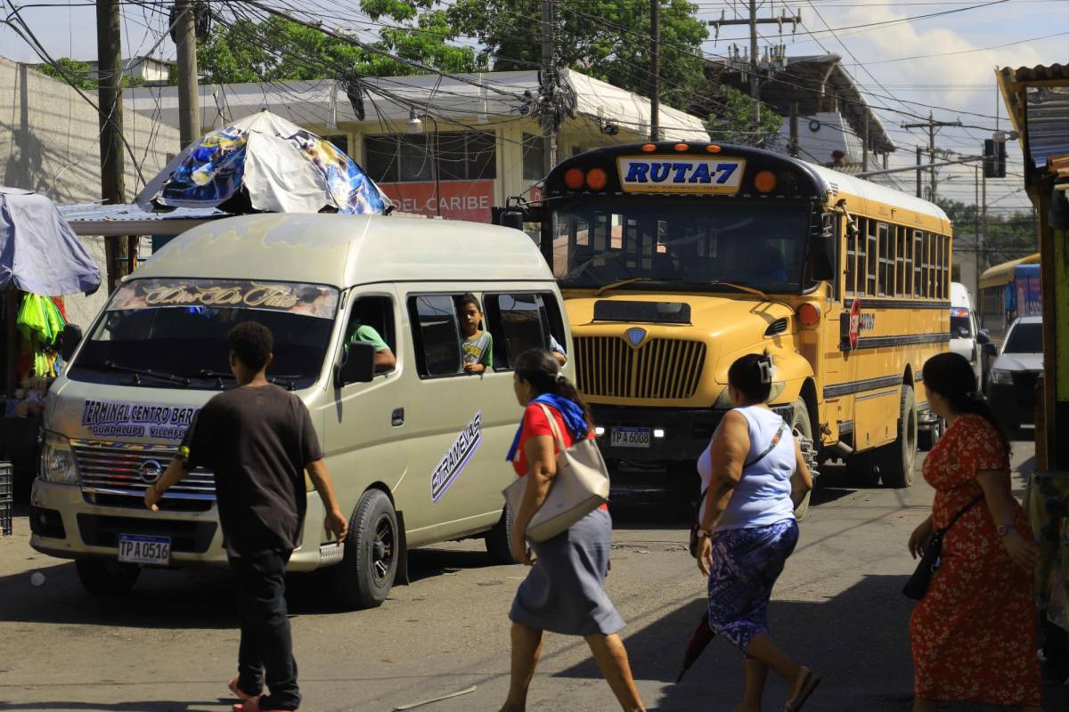 Transportistas de San Pedro Sula descartan aumento al pasaje