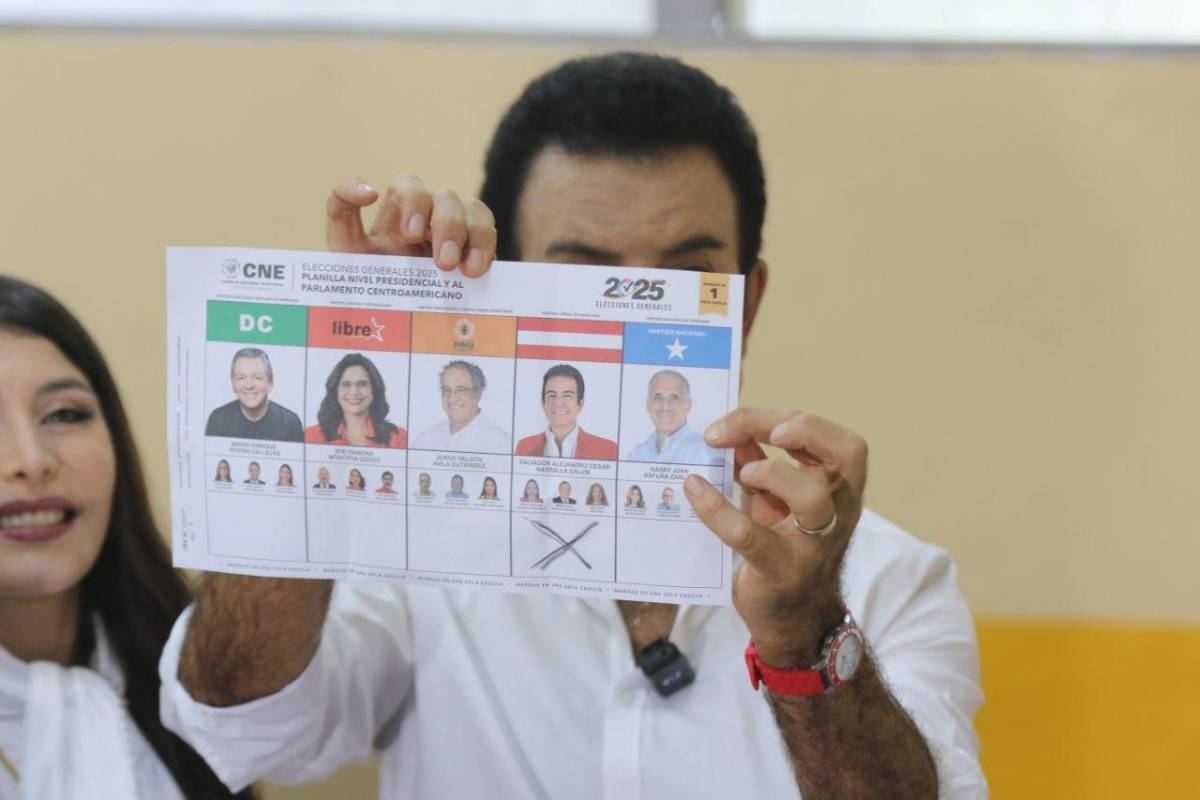 Así llegó Salvador Nasralla a ejercer el sufragio este 30 de noviembre