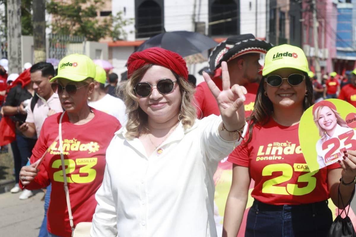 Imágenes: militancia de Libre se hace sentir en San Pedro Sula