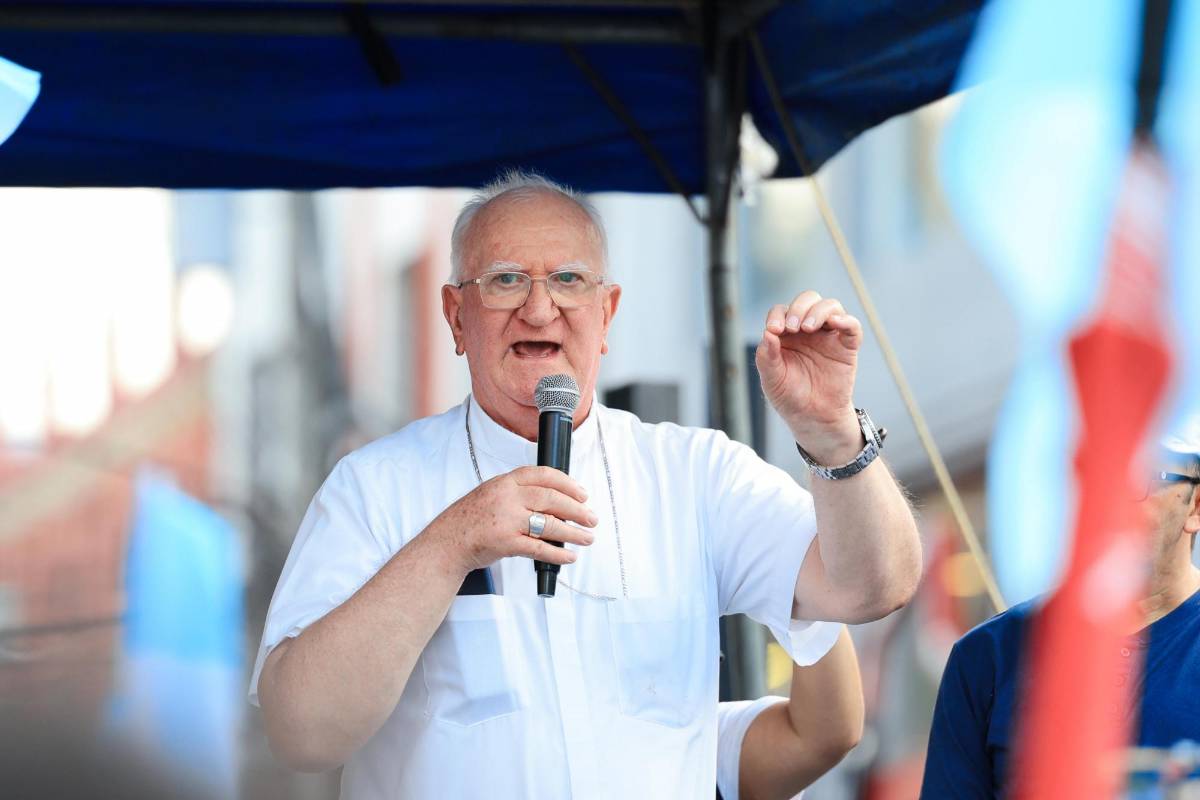 Impactantes imágenes de la caminata de oración en San Pedro Sula