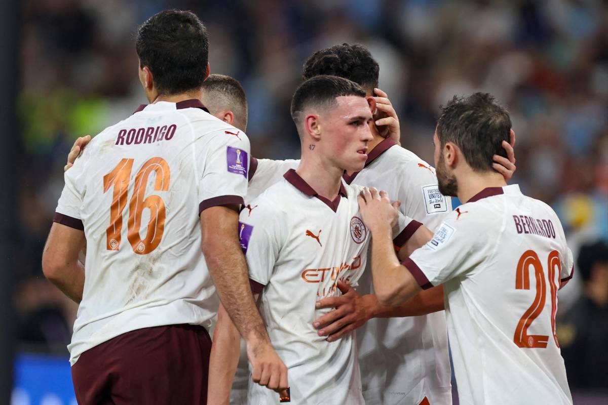 Bernardo Silva anotó el segundo gol del Manchester City ante el Urawa Red en el Mundial de Clubes.