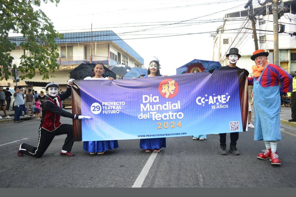 Más de 200 artistas se sumaron a celebración del Día del Teatro