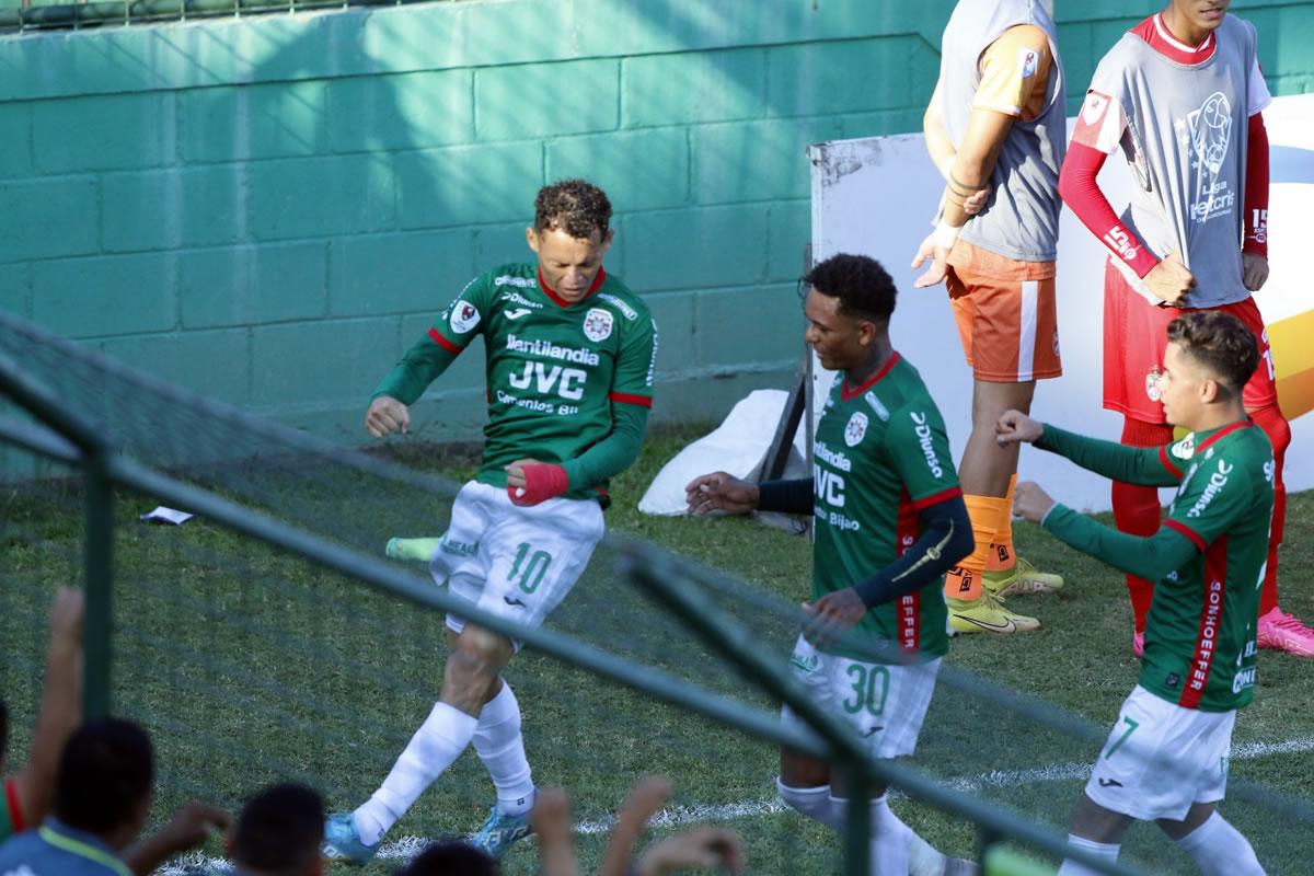 Damin Ramírez entró de cambio y anotó el gol de la remontada del Marathón.