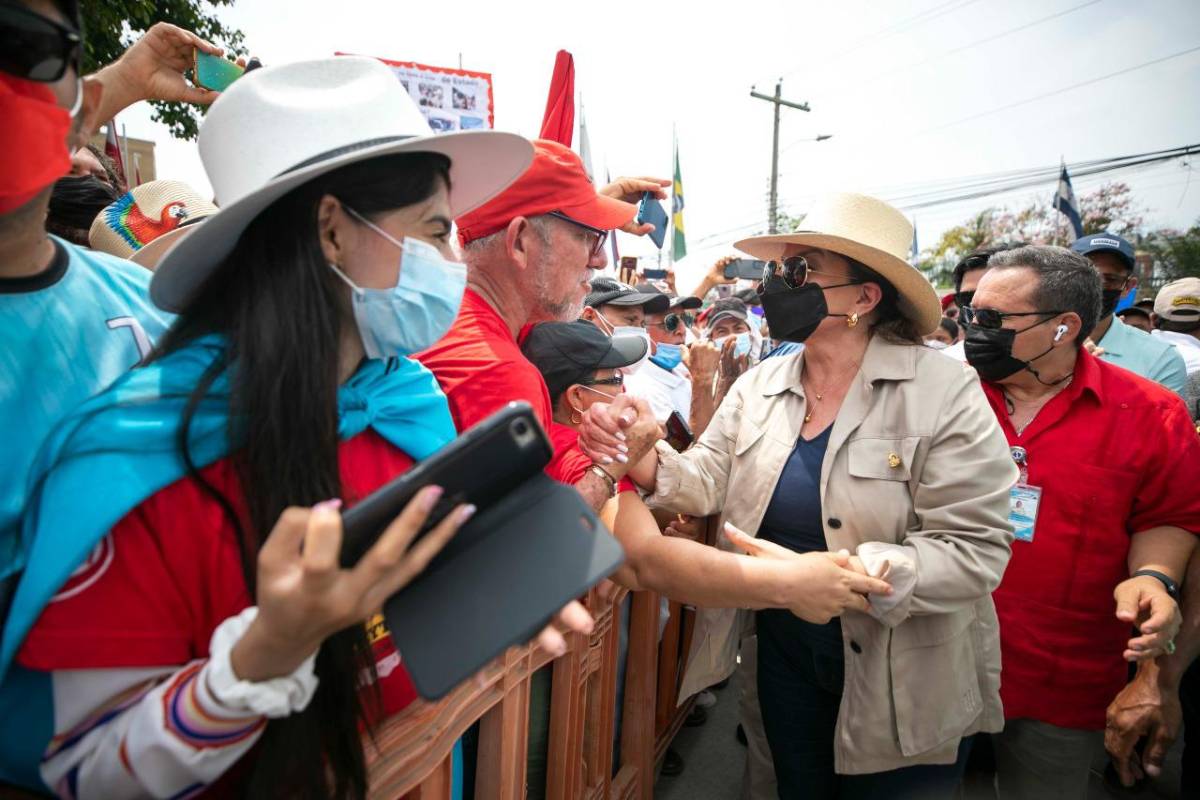 Xiomara Castro, presidenta de Honduras. Fotografía: Secretaría de Prensa (Gobierno) / Twitter.