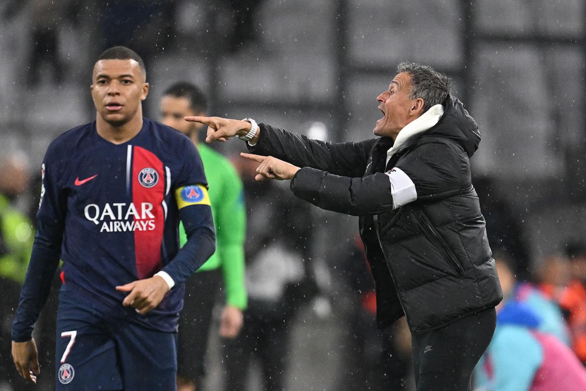 La relación entre Kylian Mbappé y Luis Enrique se está deteriorando cada vez más.