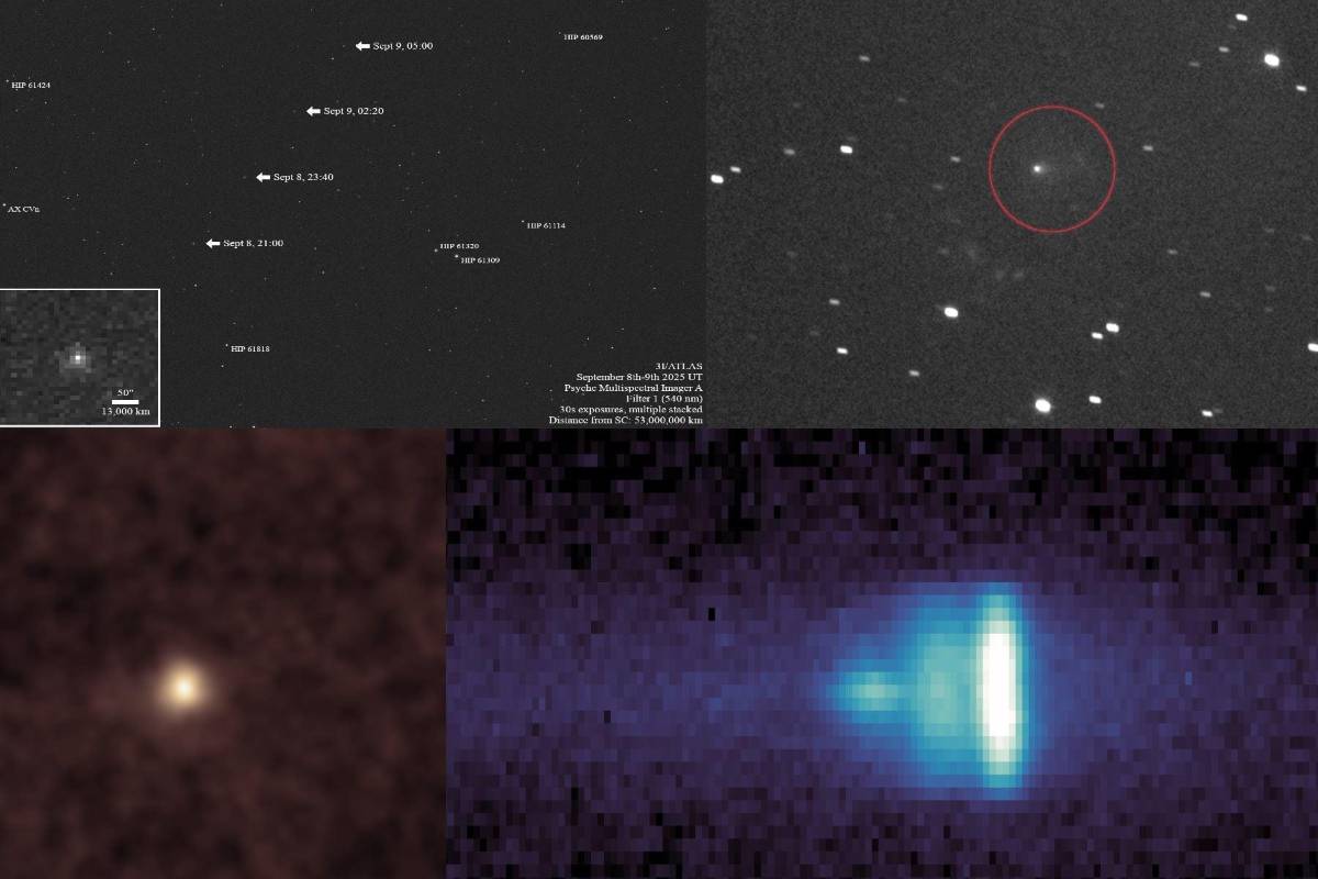 La NASA muestra curiosas fotos del cometa interestelar 3l/Atlas