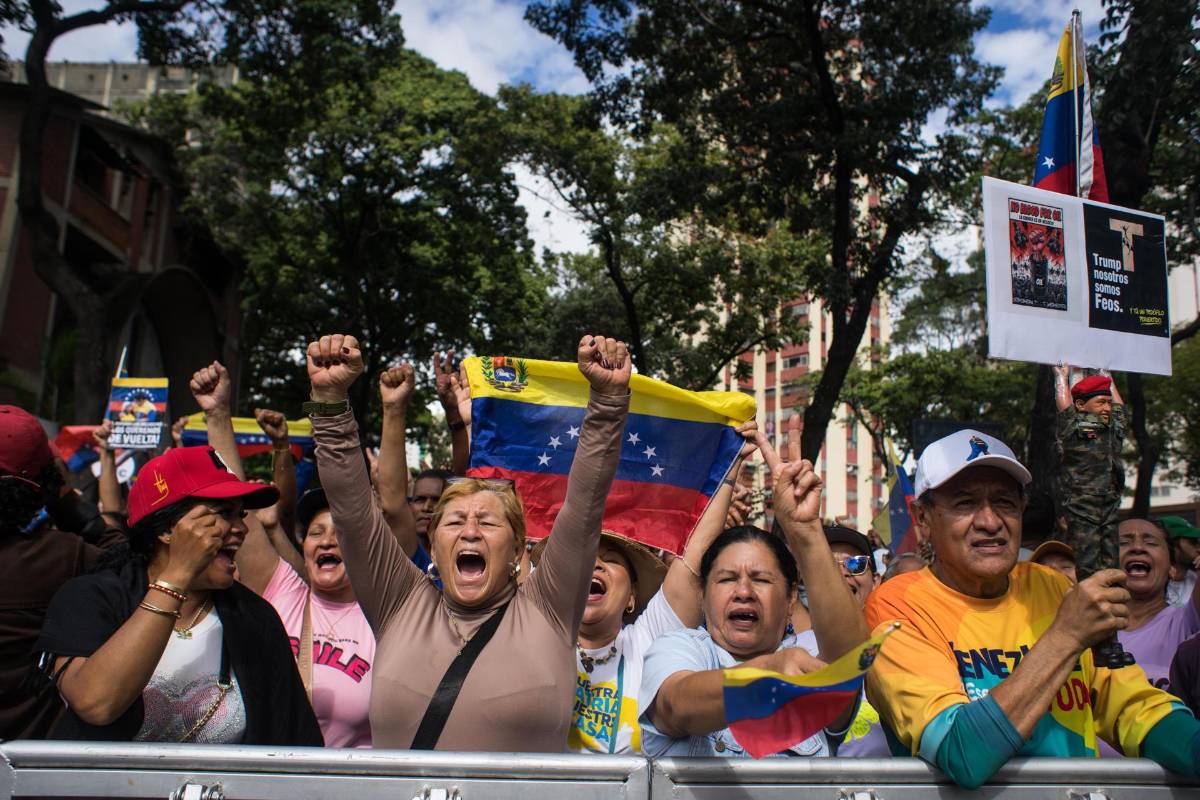 Esta es la petición que venezolanos exigen a EEUU en protestas