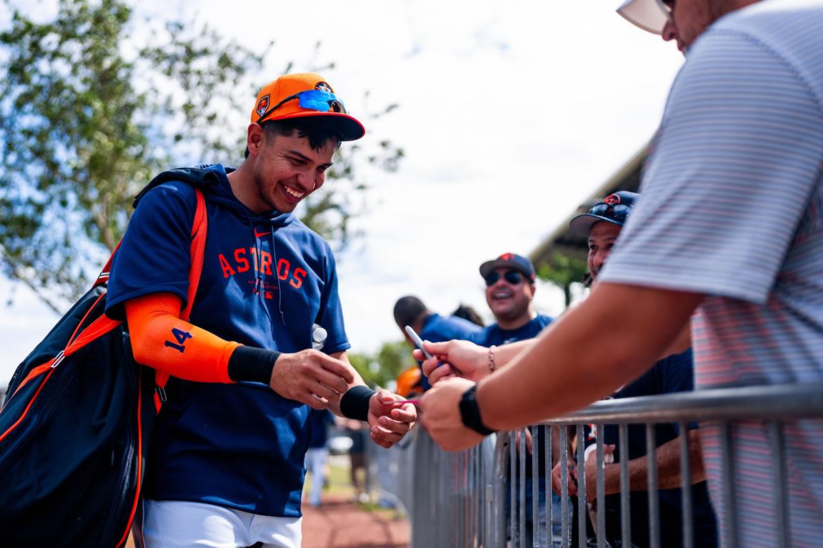 Mauricio Dubón está motivado para la nueva temporada con los Astros de Houston.