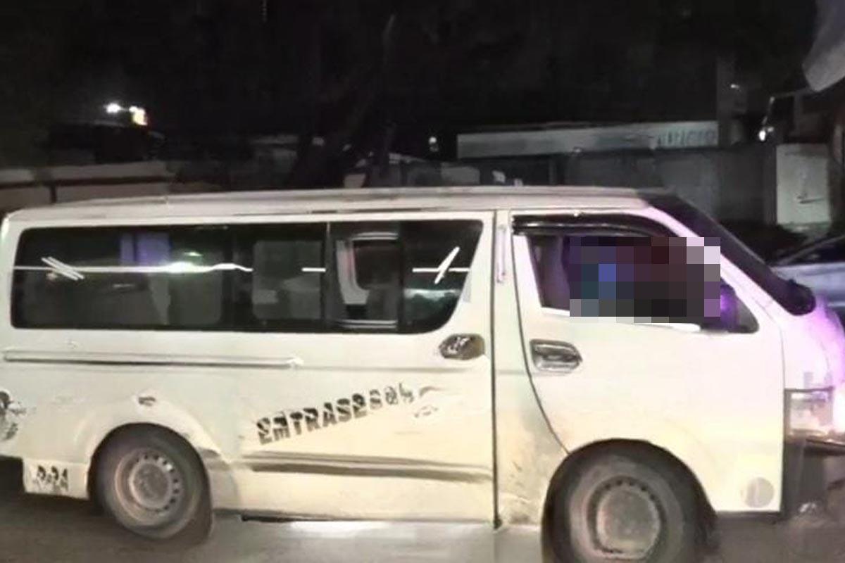 El conductor iba en un bus de la empresa Emtrasecho.