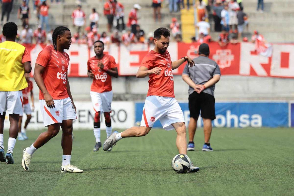 Entrenamiento del Vida previo al duelo ante UPNFM en Choluteca.