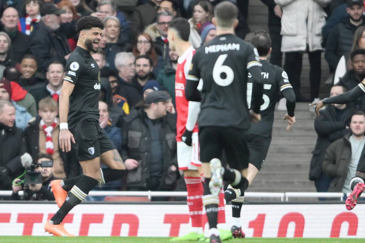 Bournemouth marcó al minuto 1 y 57 por lo que ganaba 2-0. Al final sufrió una dolorosa remontada.