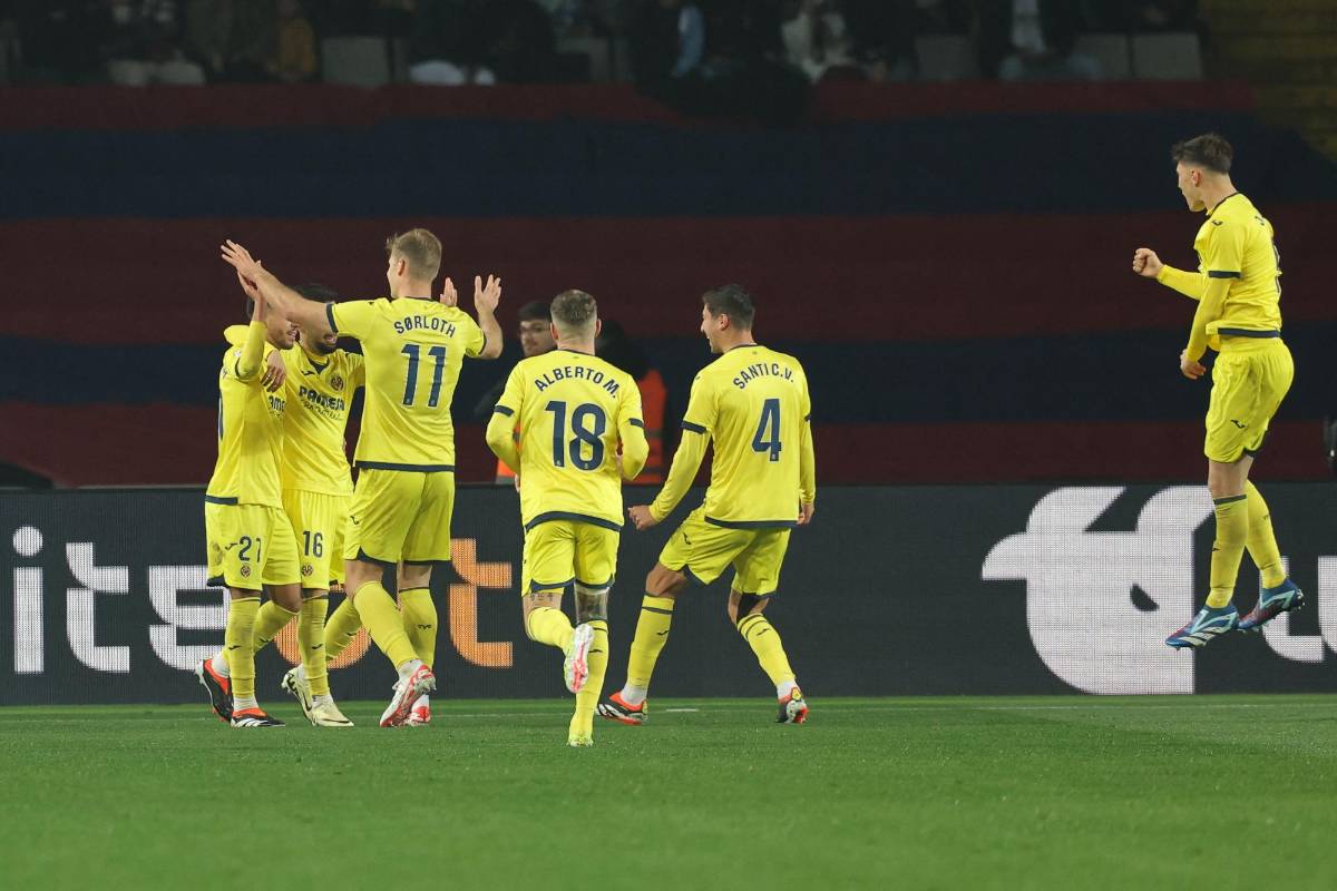 El Villarreal se fue al descanso venciendo por 2-0 al Barcelona.