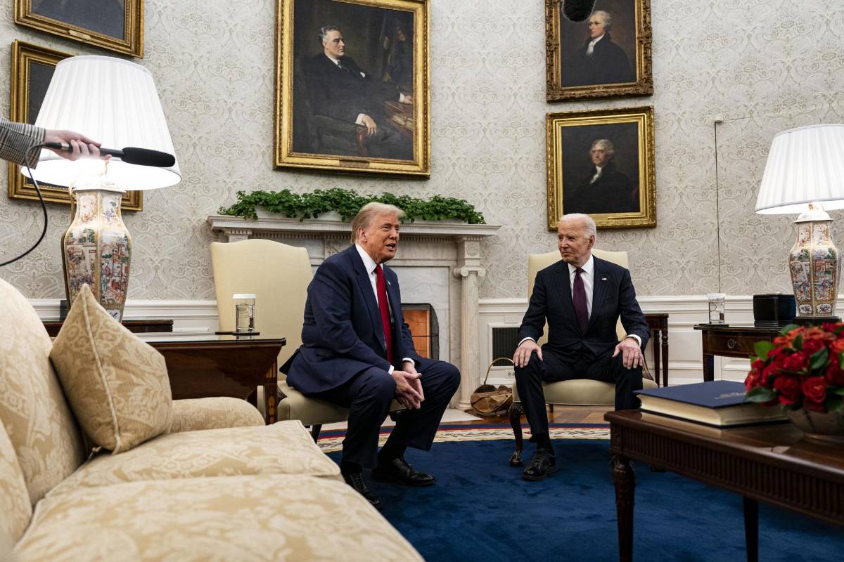 Trump dice que la política “es dura” y agradece a Biden la transición ordenada