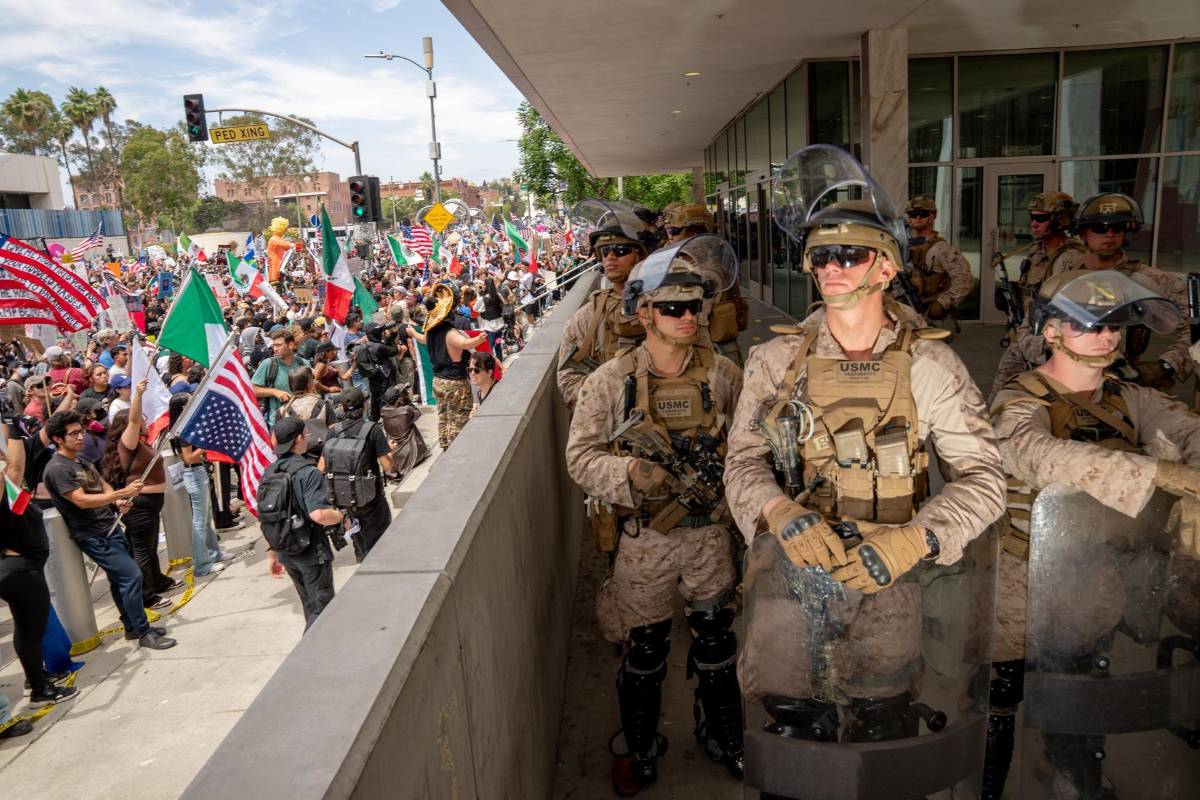 Los Ángeles se rebela contra Trump: El pueblo unido jamás será vencido