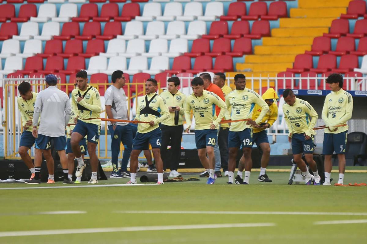 América entrenó en el Nacional: con exBarcelona y duda antes de jugar vs Olimpia