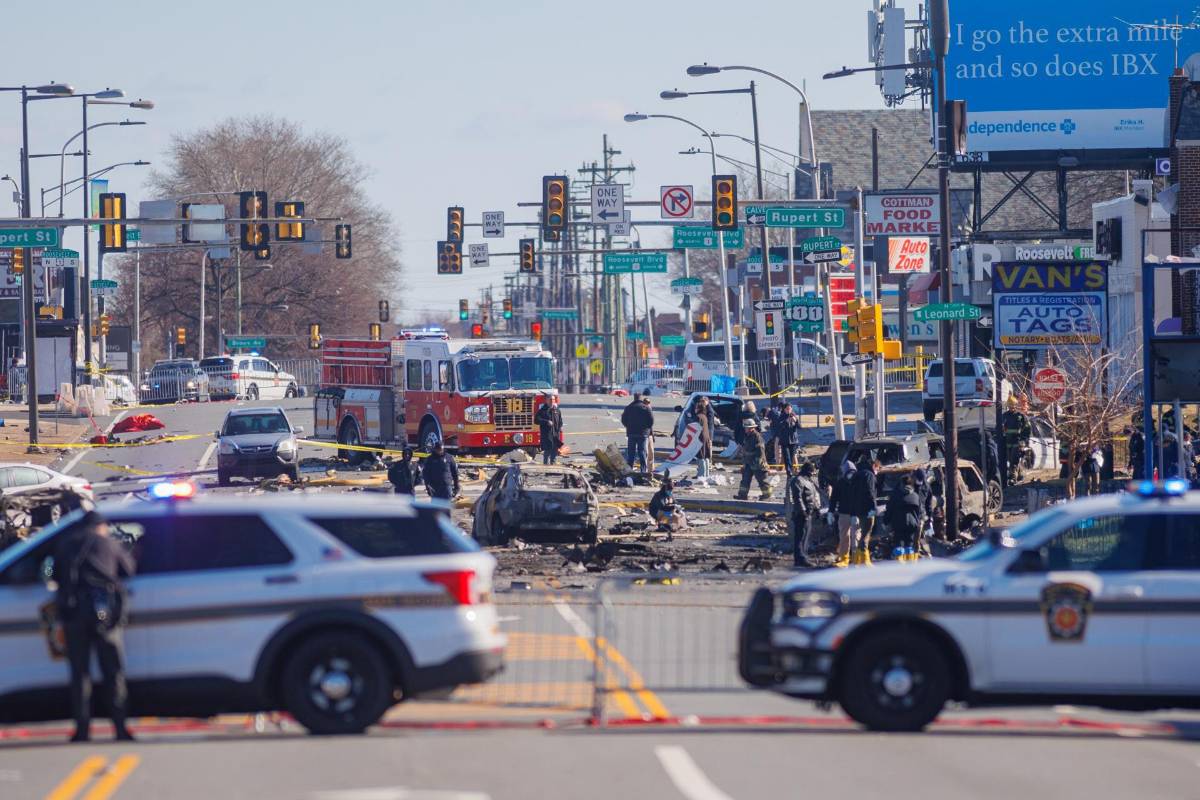Accidente de avión en Filadelfia deja siete muertos y 19 heridos