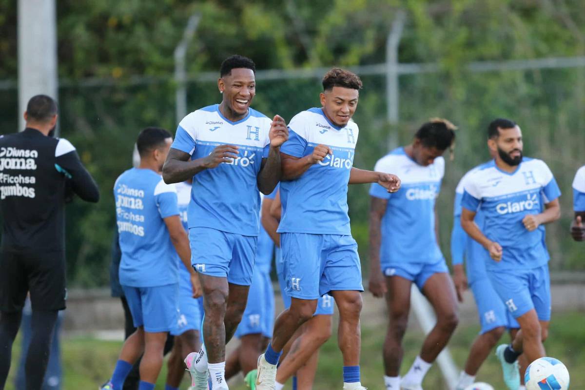 Último entreno de Honduras: bebé enamoró a Vega y Rueda; Edrick puso el ambiente