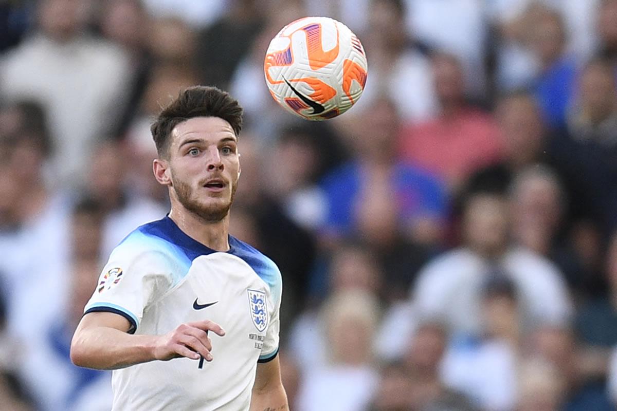 Declan Rice es internacional con la Selección de Inglaterra.