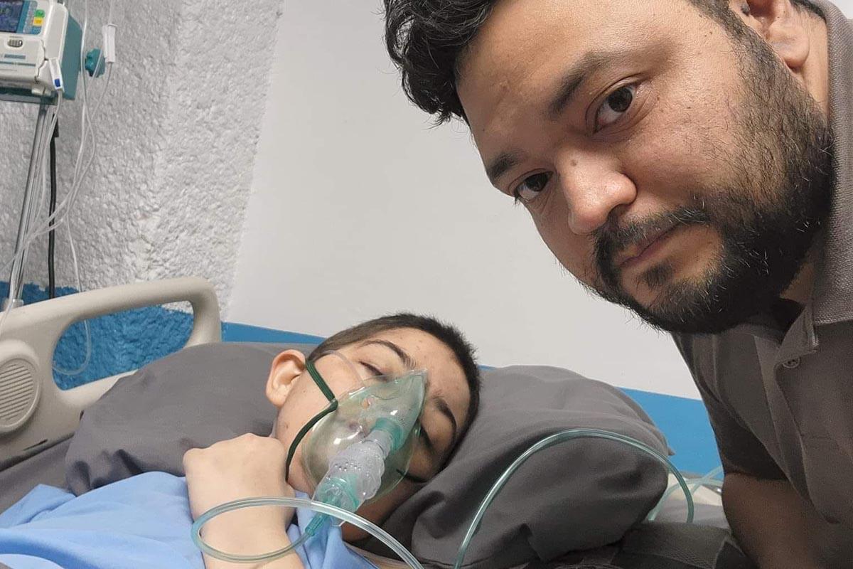 William García se dedica a tiempo completo a cuidar a su esposa Diana Rivera.