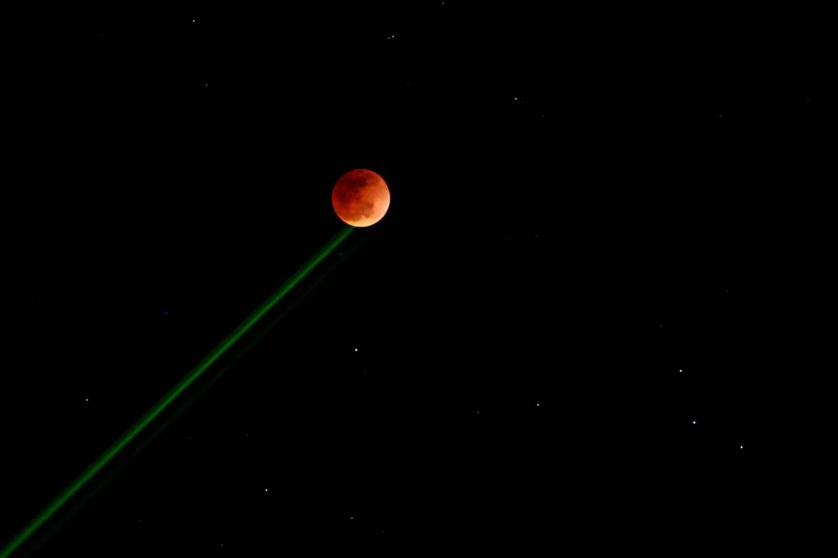 Las imágenes de la luna de sangre alrededor del mundo