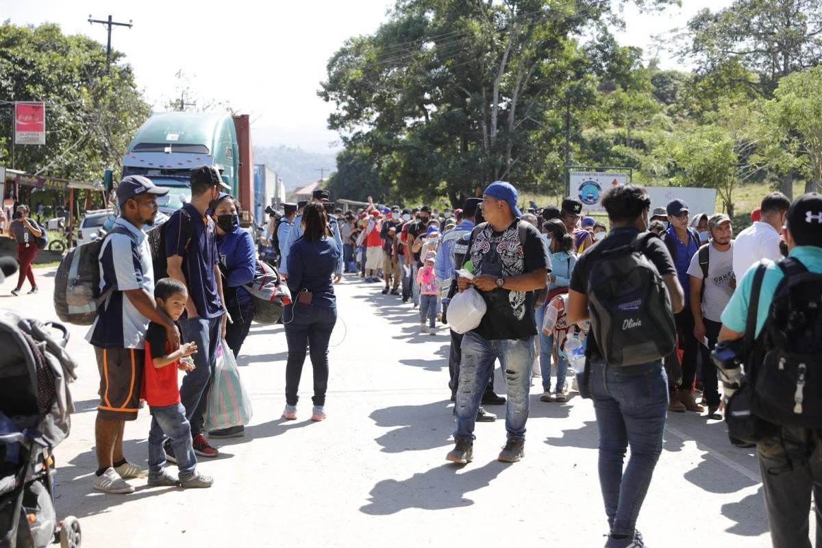 Bajan detenciones de migrantes hondureños en frontera sur de EUA