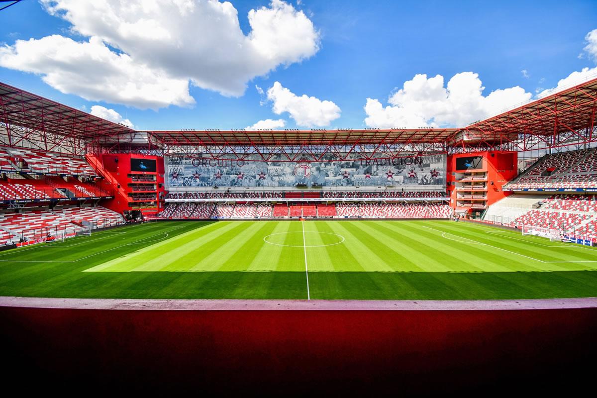 El estadio Nemesio Díez de Toluca tiene una capacidad para 30 mil aficionados.