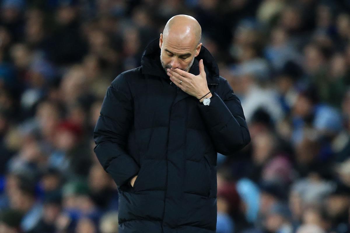 Pep Guardiola sufrió la tercera derrota de la temporada en la Premier League.