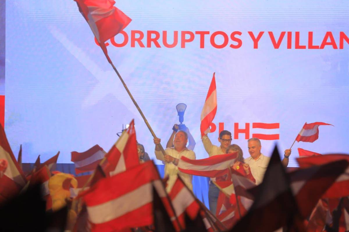 Fotos del cierre de campaña de Contreras y Nasralla en SPS