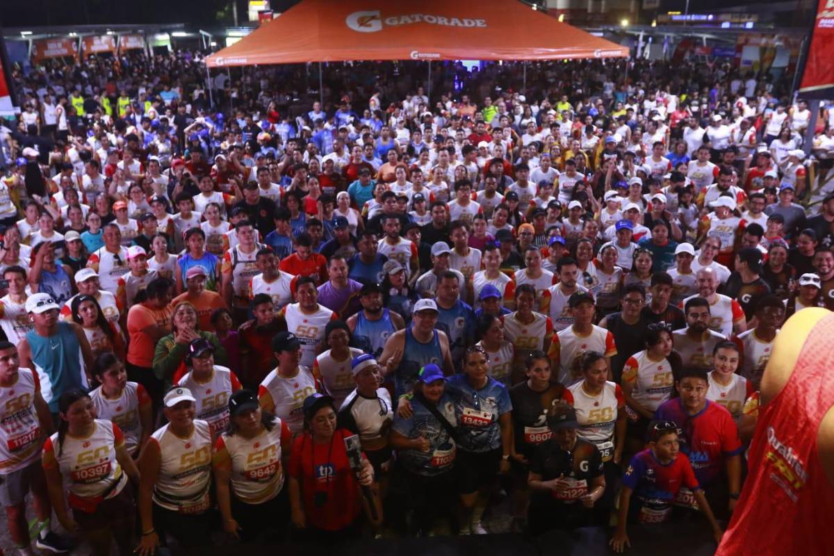 Emocionante: así arrancó la histórica edición 50 de la Maratón LA PRENSA-Gatorade