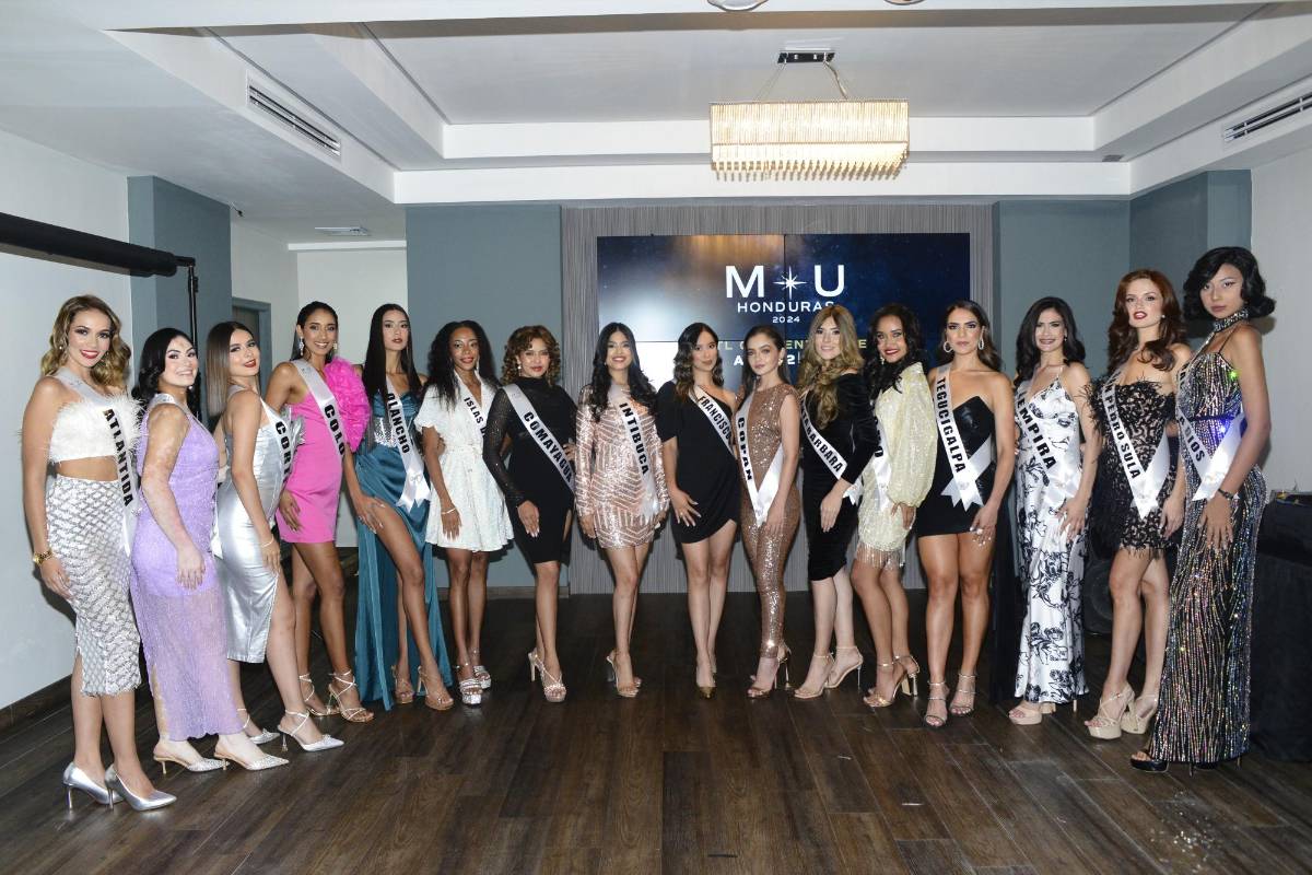 Realizan fino cóctel de bienvenida para las candidatas del Miss Honduras Universo 2024