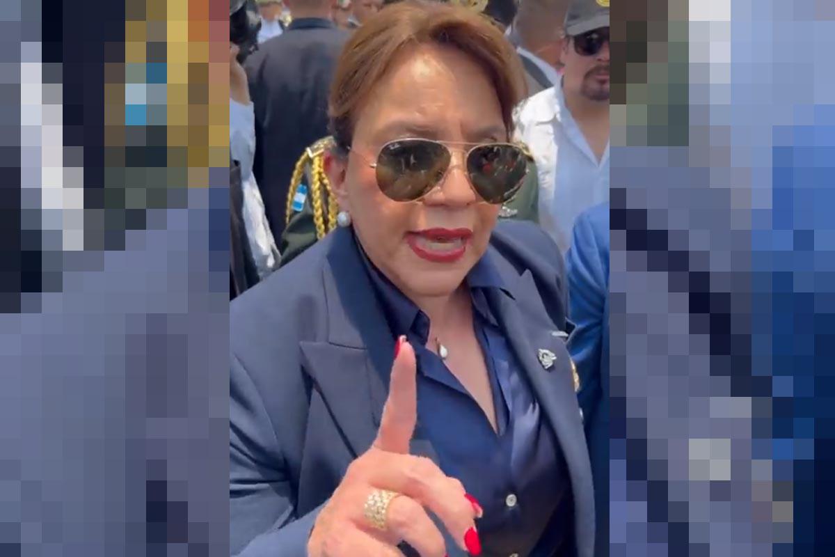 Xiomara Castro: “Hay una conspiración que se está formando”