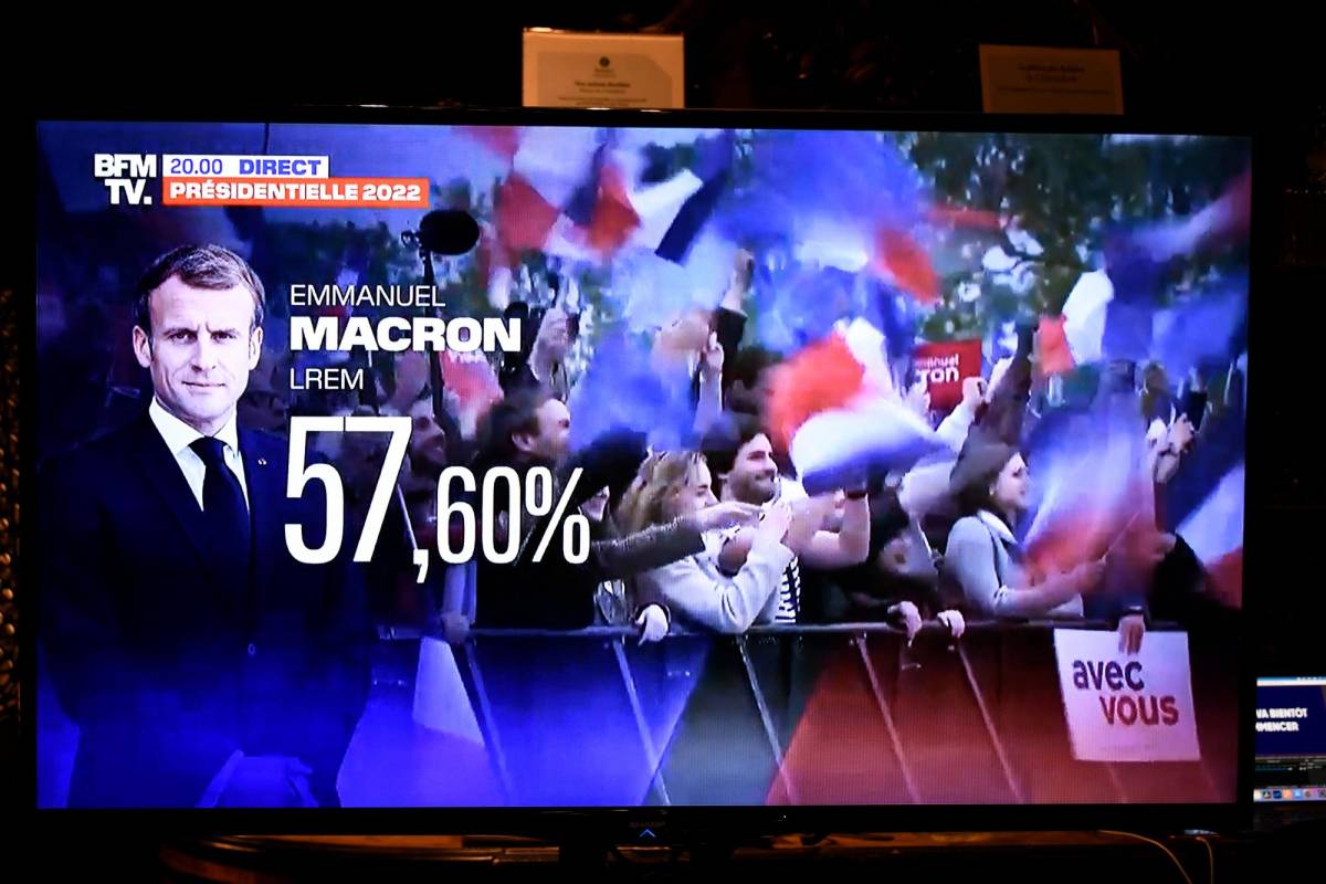 Francia reelige al presidente Emmanuel Macron
