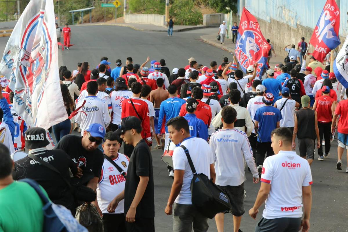 ¡Nadie lo esperaba! Barras de Olimpia y Saprissa protagonizan insólito momento en Tegucigalpa