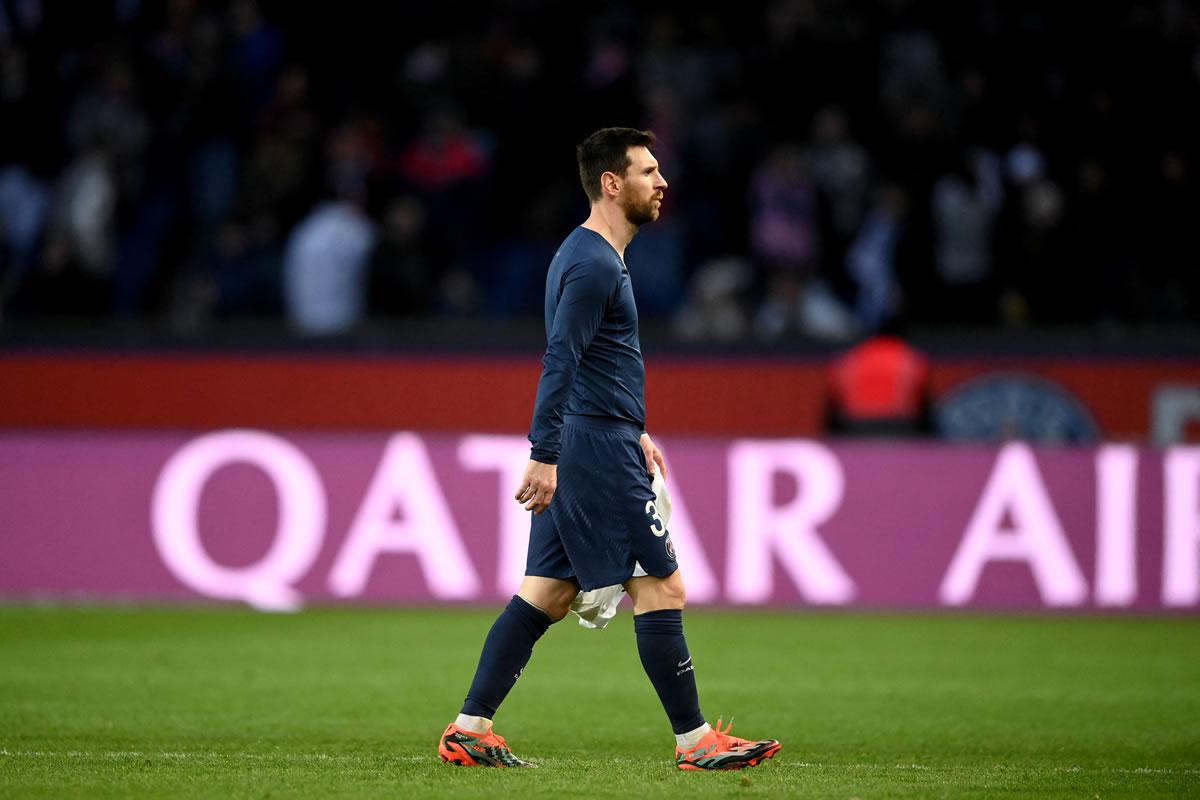 Lionel Messi no la pasa bien en el París Saint Germain.