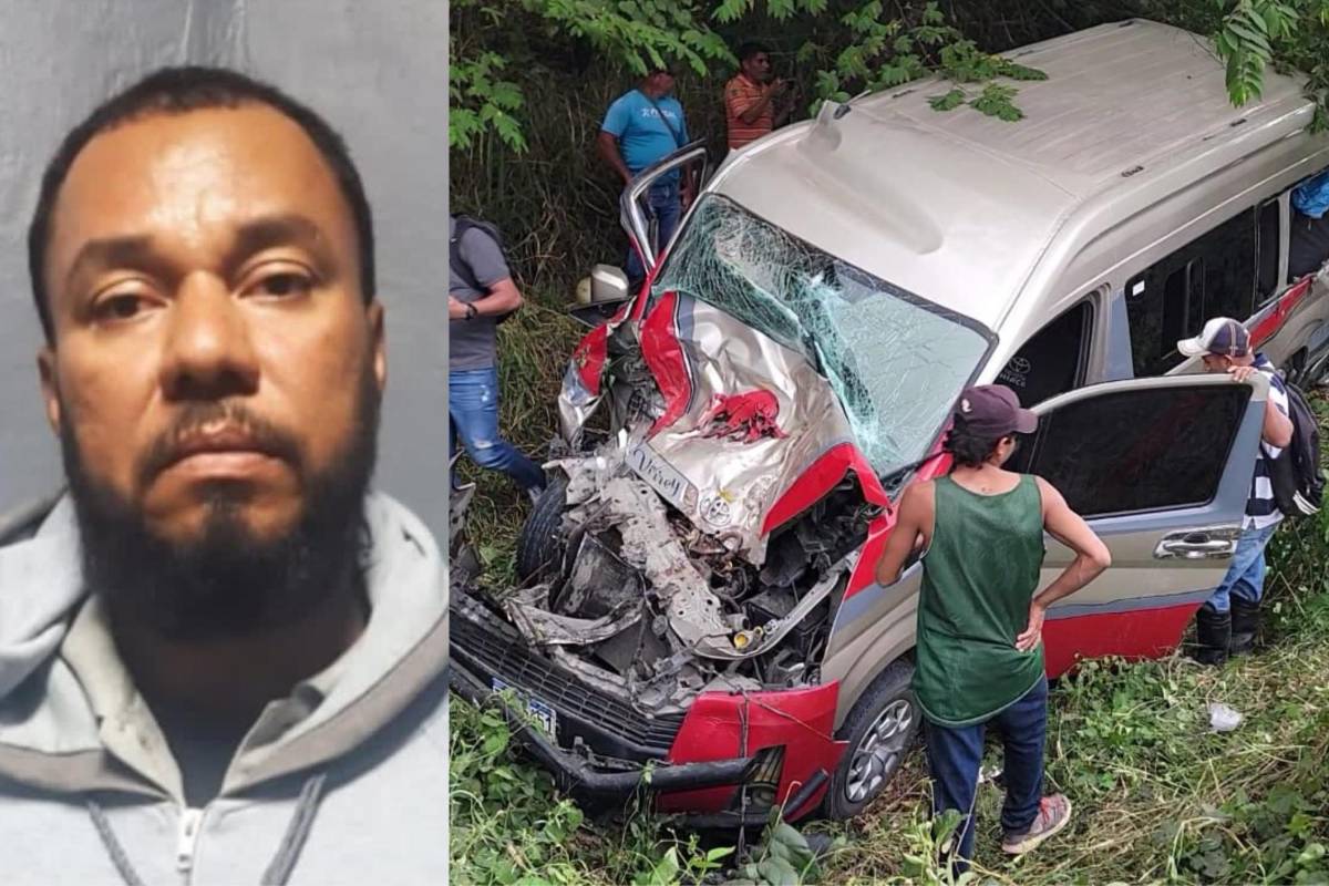 Detienen a conductor que habría causado accidente de bus en Copán