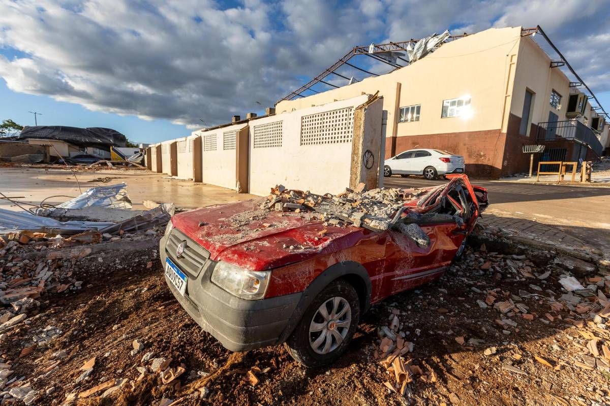 Imágenes que estremecen: así quedó Brasil tras devastador tornado