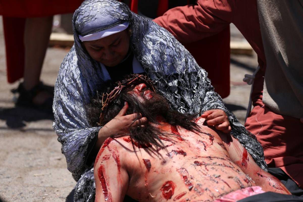 Viernes Santo en Comayagüela: drama y devoción marcan el Viacrucis