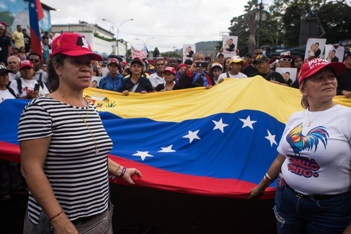 Esta es la petición que venezolanos exigen a EEUU en protestas