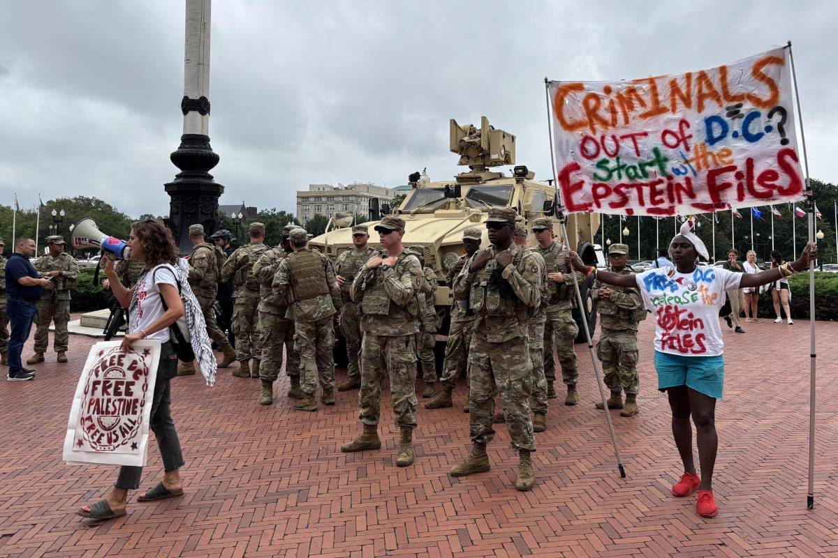 Trump patrullará las calles de Washington con el ejército