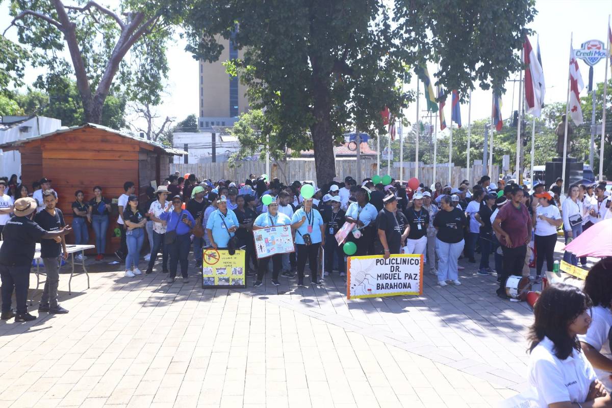 Imágenes de la marcha “Todos contra el dengue” en San Pedro Sula