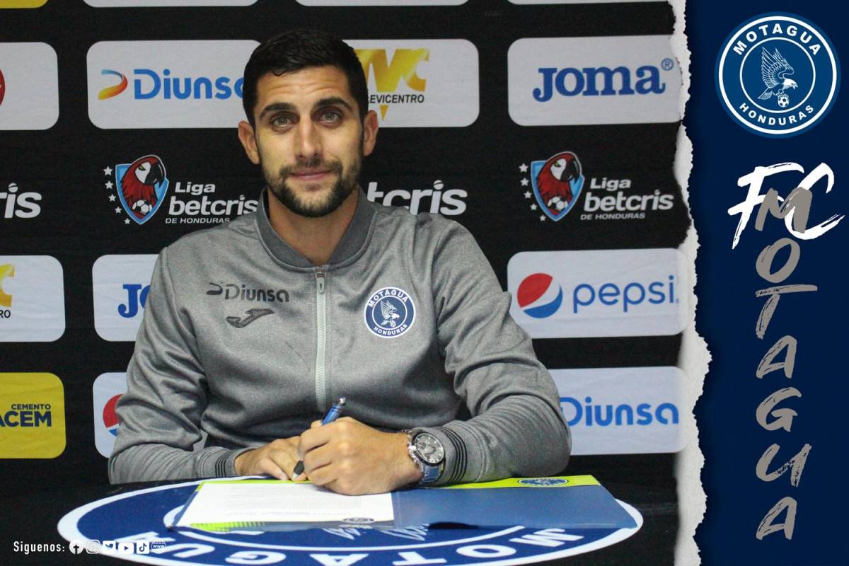 Lucas Campana fue presentado por Motagua