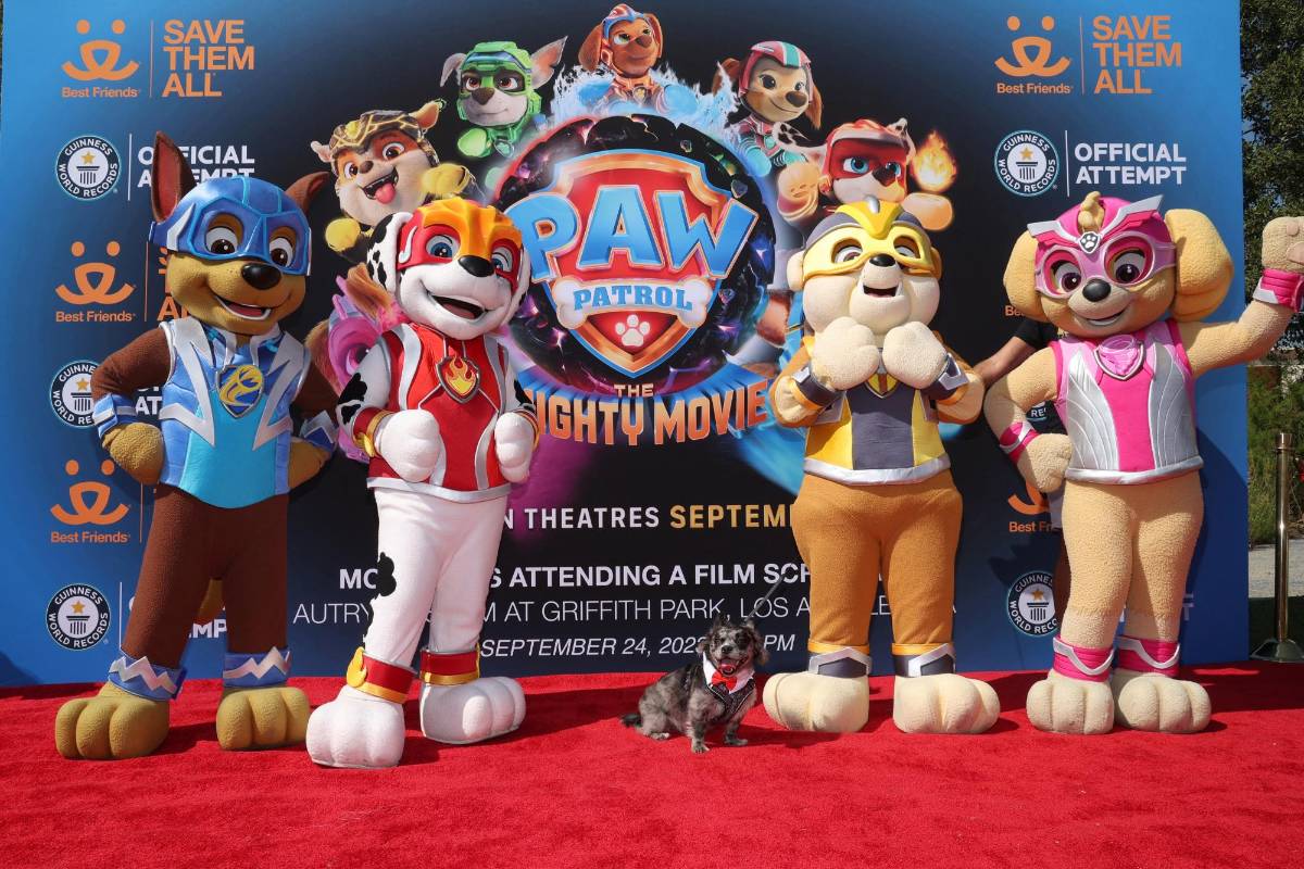 La película infantil “Paw Patrol” en lo más alto de la taquilla norteamericana