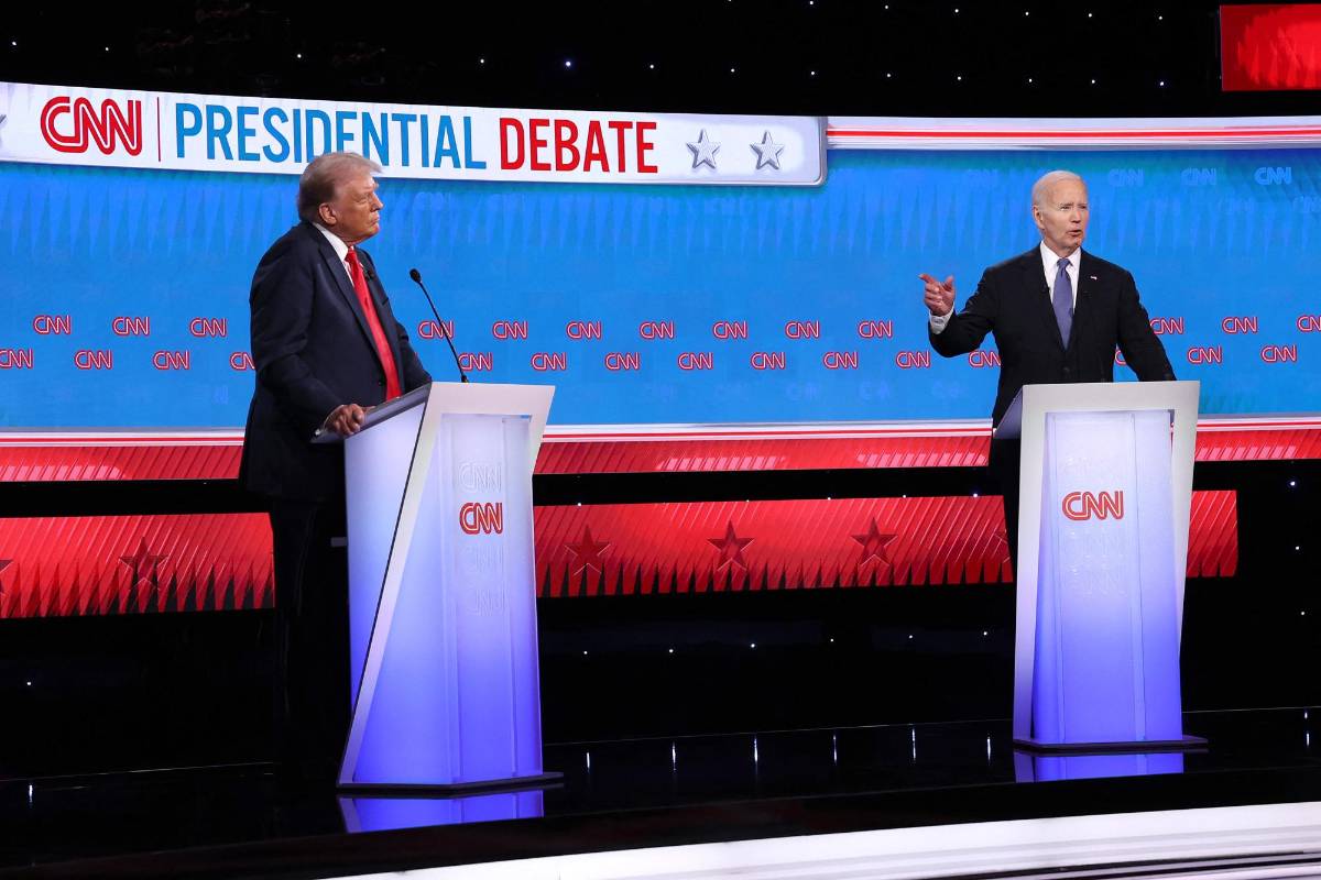 Biden y Trump se hicieron de oro con el debate presidencial