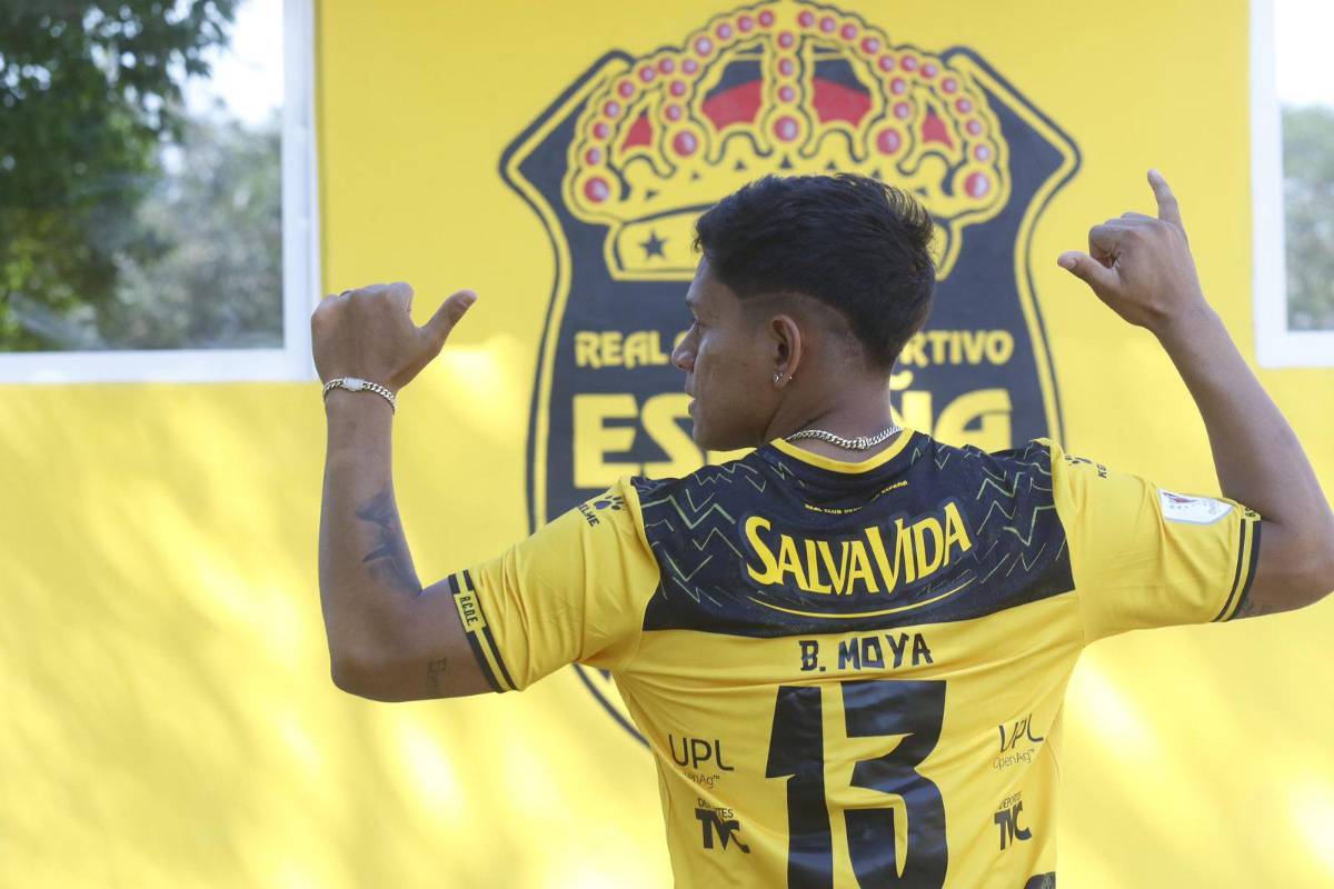 Bryan Moya utilizará para el Clausura 2024 el dorsal 13 en Real España.